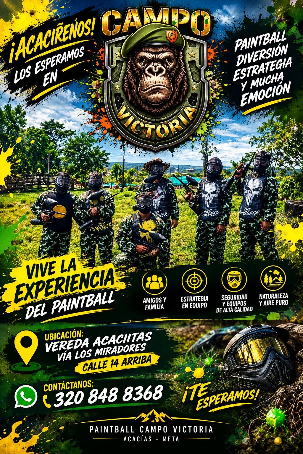 Paintball Campo Victoria Acacías